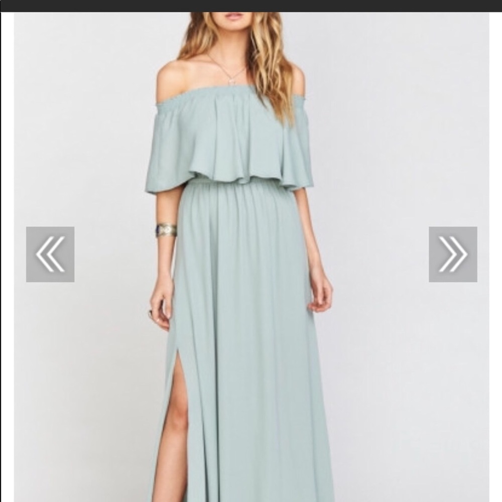 HACIENDA MAXI DRESS~ SILVER SAGE CRISP